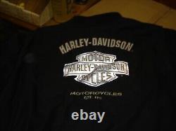 Veste en nylon noir pour homme Harley Davidson Bar + Shield 3XL avec livraison gratuite