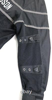 Veste homme Harley Davidson 2XL noire haute visibilité avec armure réfléchissante et poches pour hydratation