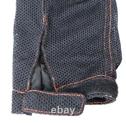 Veste homme Harley Davidson XL noire en mesh avec blason bar shield, armure de conduite, poches HDMC