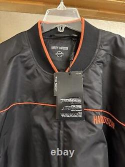 Veste noire Harley-Davidson pour homme Timeless Bar & Shield Taille 4X NWT