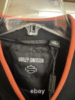 Veste noire Harley-Davidson pour homme Timeless Bar & Shield Taille 4X NWT