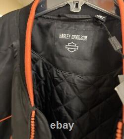 Veste noire Harley-Davidson pour homme Timeless Bar & Shield Taille 4X NWT