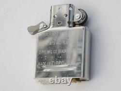 ZIPPO vintage pour briquet Harley Davidson en chrome avec blason en étain et aigle rare