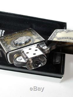 Zippo Harley Davidson Japan Limited Nickel Antique Brass Bar Shield Métal Hdp-67