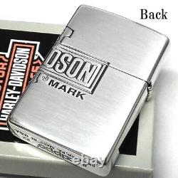 Zippo Harley Davidson Japon Limité Bar Shield 3 côtés Gravure Argent HDP-34