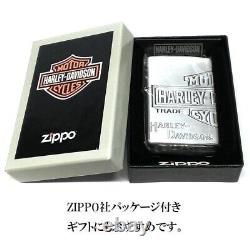 Zippo Harley Davidson Japon Limited Bar Shield Gravure argentée 3 côtés HDP-34