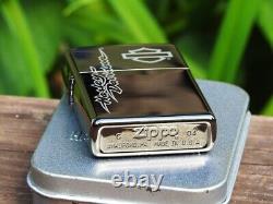 Zippo Lighter Harley Davidson Hd Script Tonal Bar And Shield 96827-05v