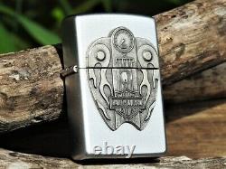 Zippo Lighter Harley Davidson Tank Surprise Bar Et Bouclier 205hd H325