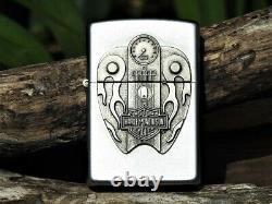 Zippo Lighter Harley Davidson Tank Surprise Bar Et Bouclier 205hd H325